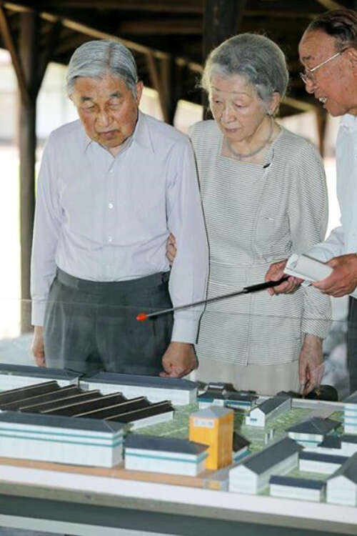 天皇、皇后両陛下が笠原工業「旧常田館製糸場施設」を視察されました