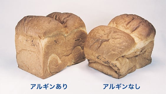 アルギン比較：米粉パン
