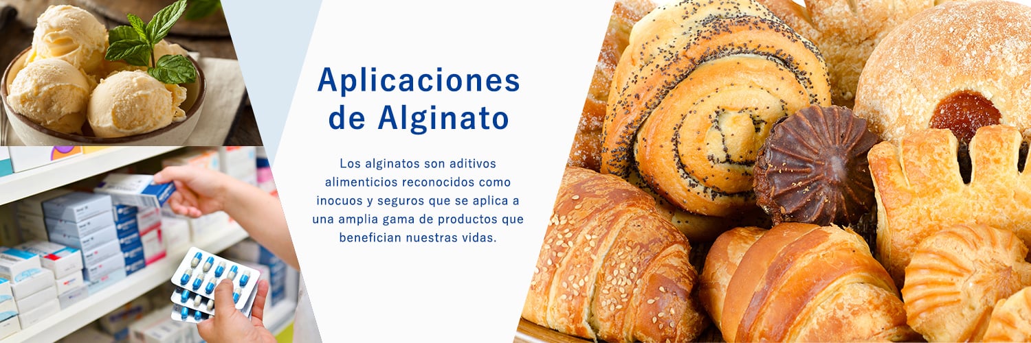 Aplicaciones de Alginato Son utilizados a una amplia gama de productos que benefician nuestras vidas.